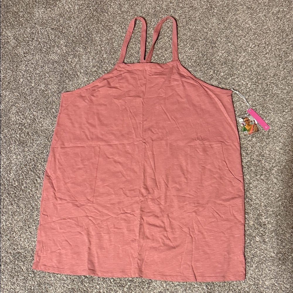 Women's Pink Sleeveless Dress